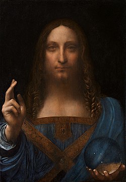 Картина Леонардо да Винчи Спаситель мира